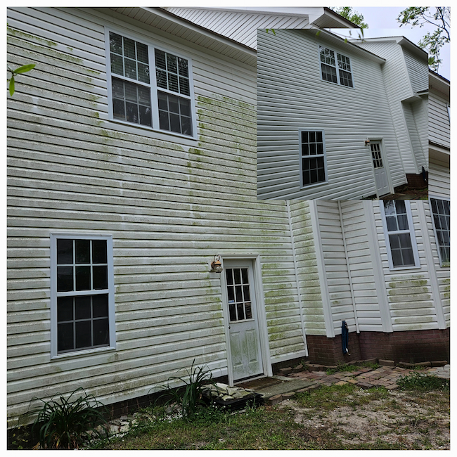 Pressure Washing Away Years of Grime and Algae in Sneads Ferry, NC